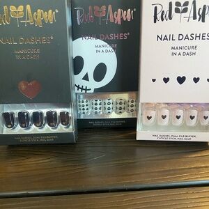 Nail Dashes, 3 sets. Brand new in boxes.